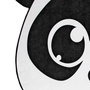 Conceptum Alfombra Kids-1 Blanco y Negro 100 x 160 cm